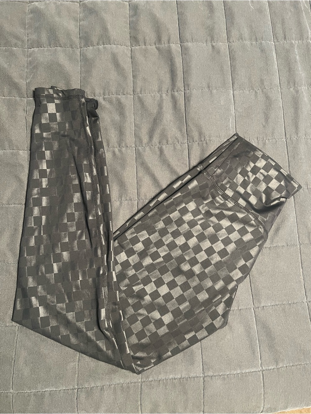 BuffBunny Black Checkered Leggings